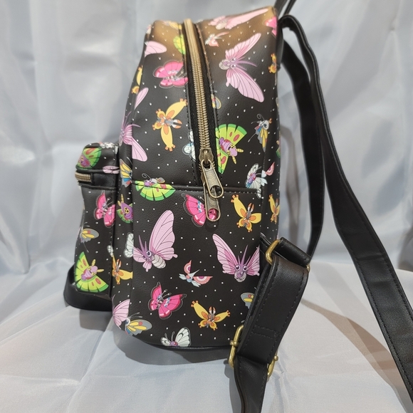 Loungefly Multicolor Pokemon Butterfly Mini Backpack - Black main image 8